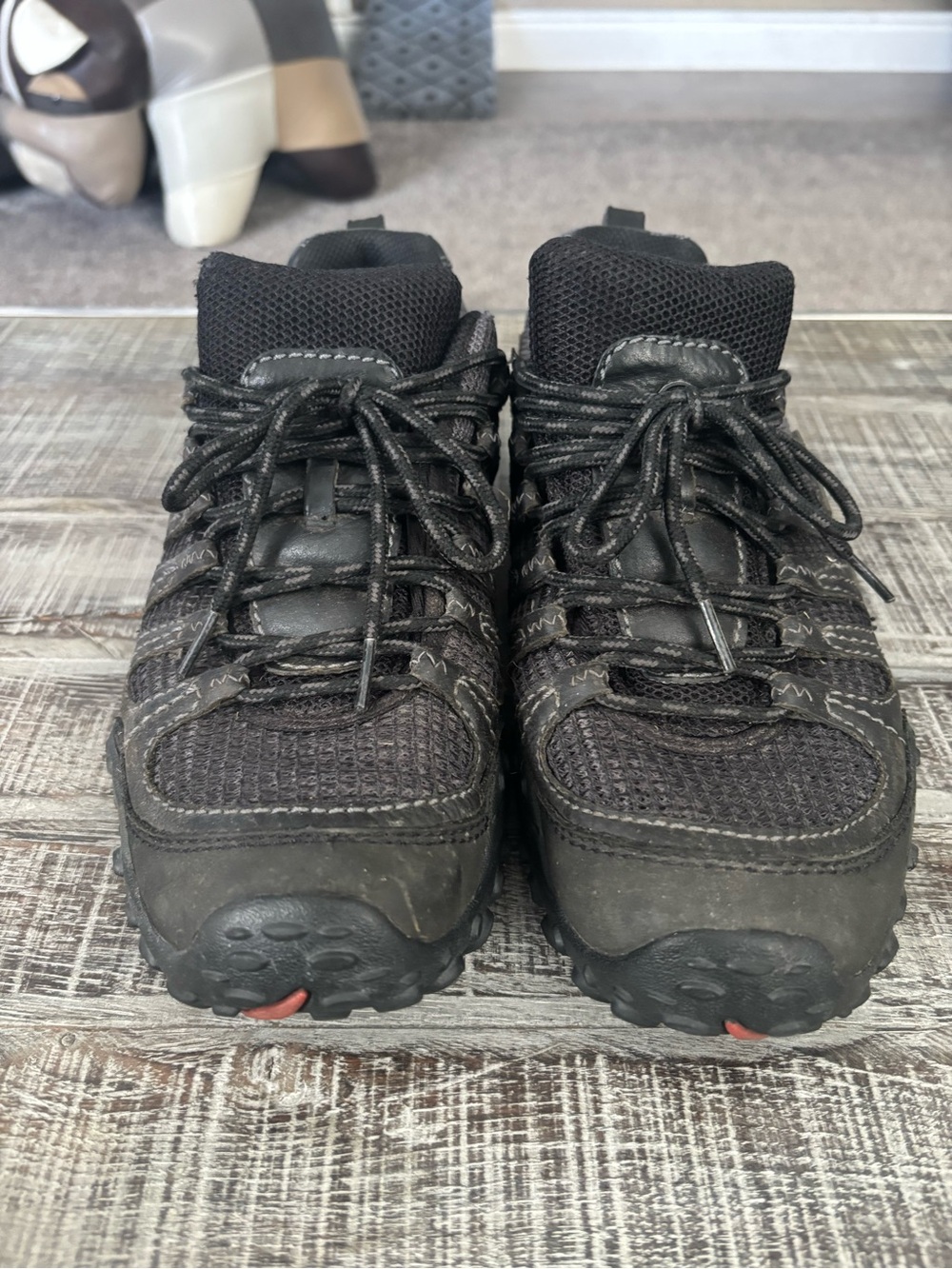 Merrell Men's Black Athletic Trail Shoes